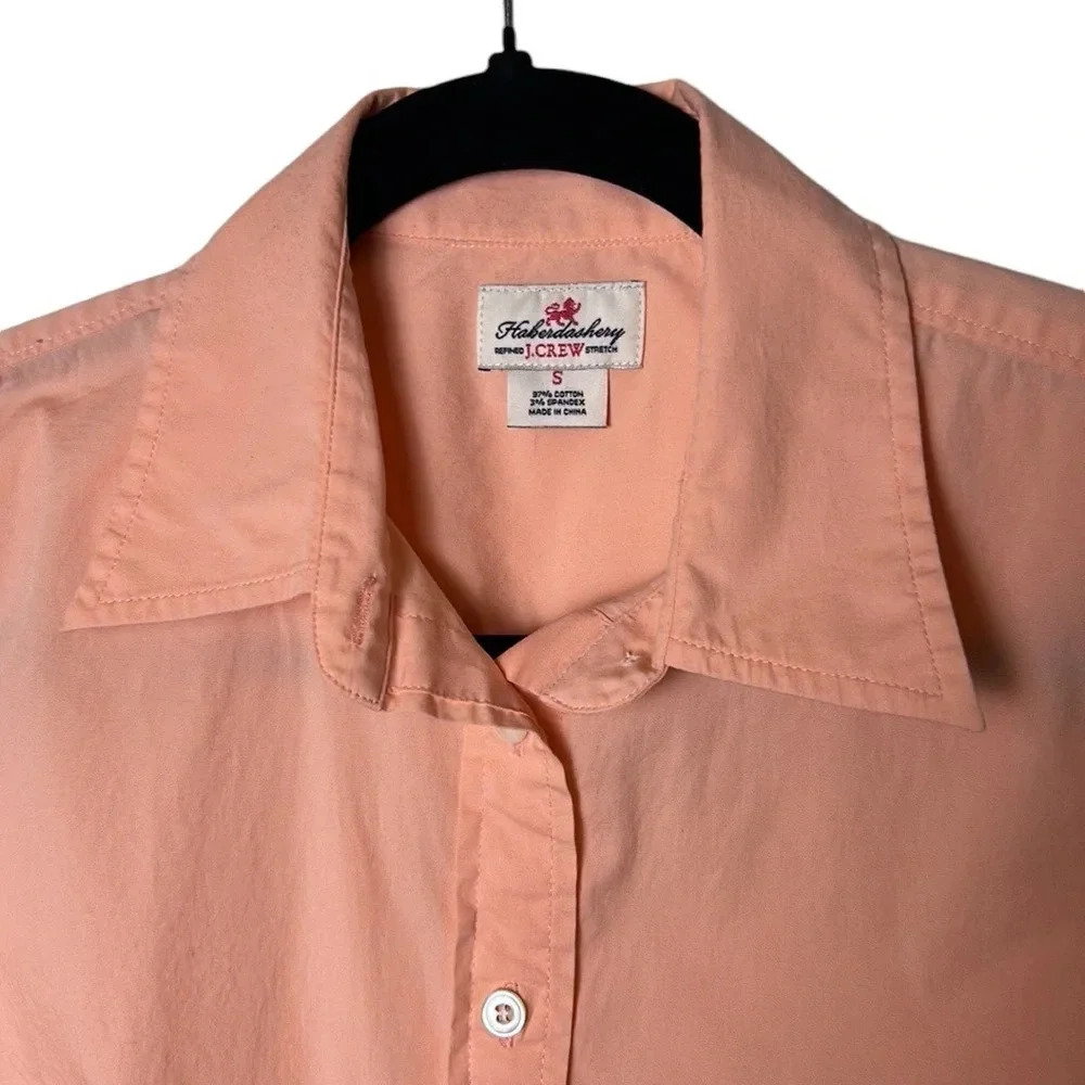 J,Crew cotton blouse,shirt,sz S, EC, office,minimalist,lagenlook,sustainable - Picture 3 of 16